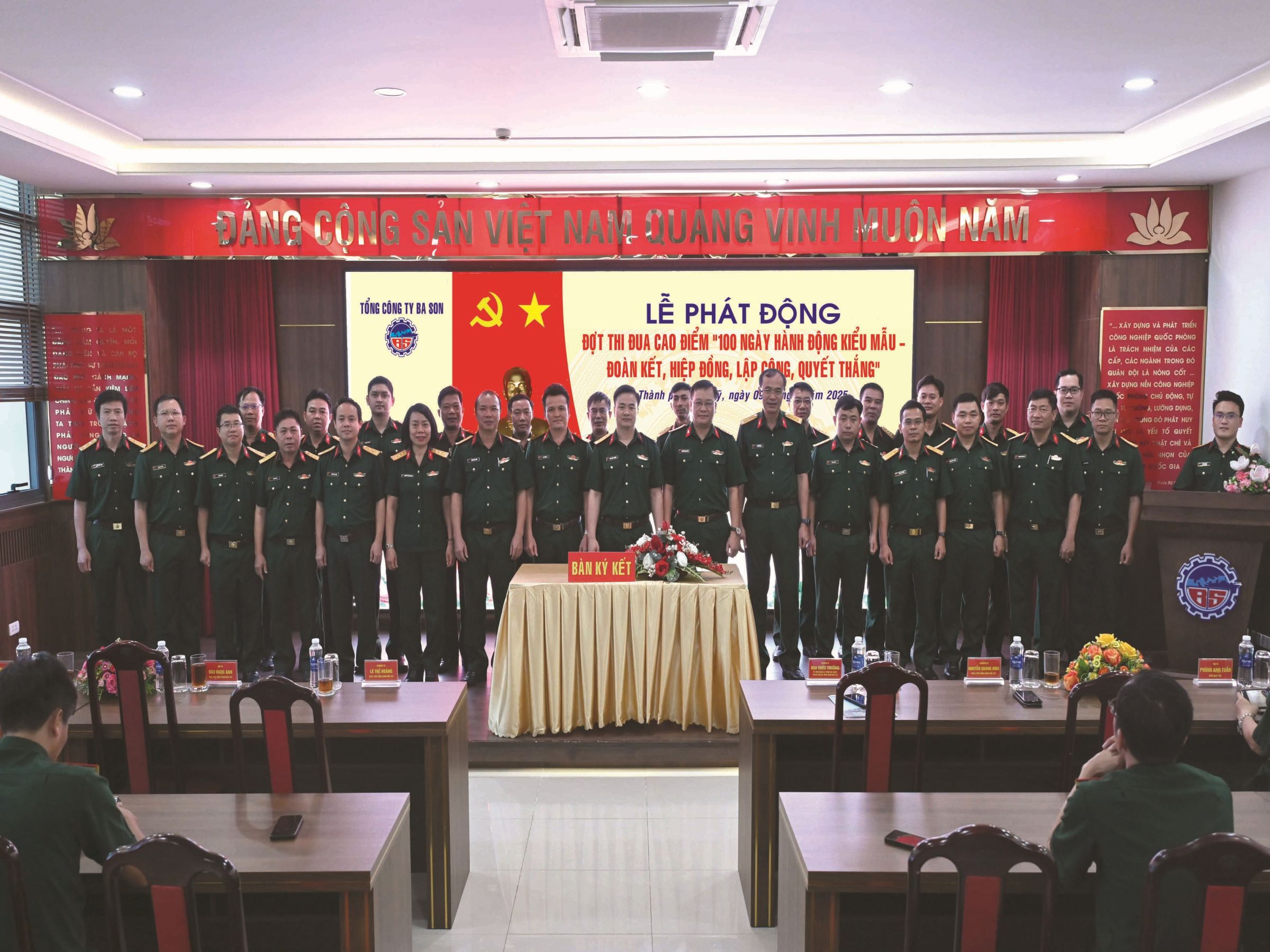 TCT Ba Son tổ chức Lễ Phát động đợt thi đua cao điểm “100 Ngày ...